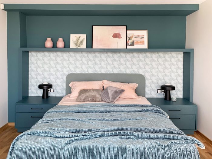 уют в петролено и розово