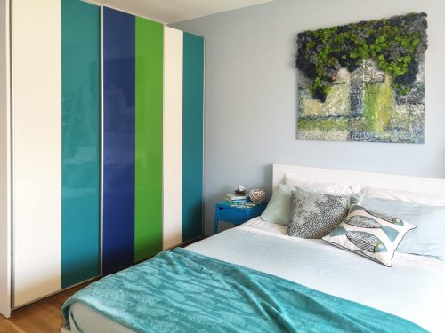 спалня в морски цветове