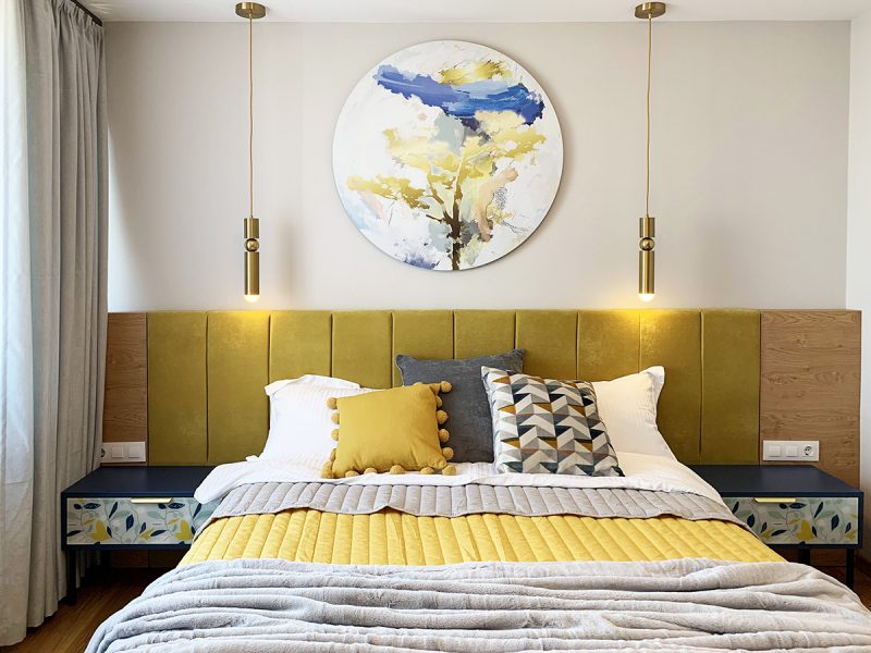 Спалня в жълто